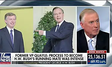 'My Daughter Thought He'd Pick Bob Dole': Quayle Remembers Bush 41 Choosing Him for VP