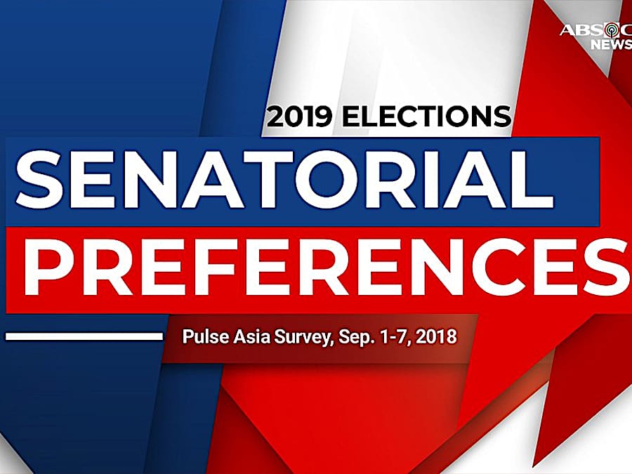 2019 senatorial preferences: pulse asia