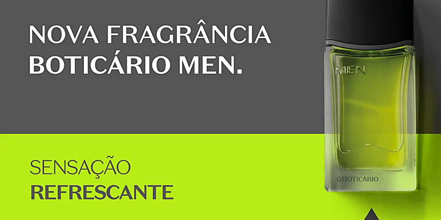 Conheça a nova fragrância Boticário MEN. Cítrica e amadeirada, feita para homens modernos!