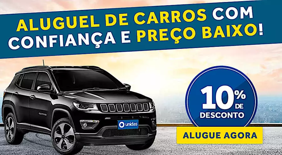 Aluguel de Carros Com Economia e Praticidade | Com 10% de Desconto!