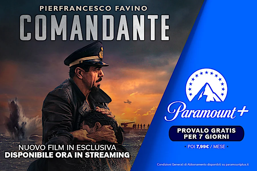 Favino è il Comandante Salvatore Todaro nel nuovo film in esclusiva su Paramount+.