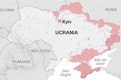 ¿Quién controla qué territorio en Ucrania? Estos mapas lo explican