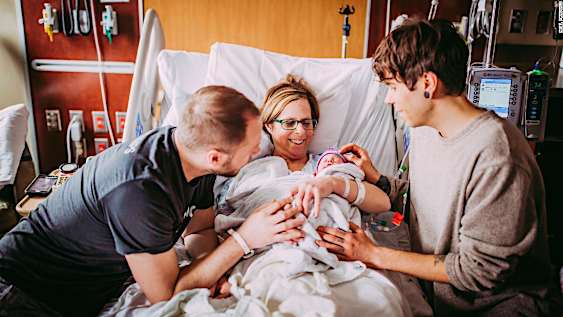 Woman, 61, gives birth to her own granddaughter