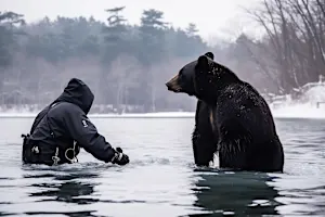 救助された子熊を見て、母熊がとった衝撃的な行動とは？
