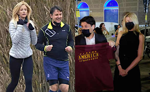 Conte fa jogging con la sua amata Olivia e butta giù la pancia... FOTO