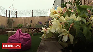 Inside 'UK's first' prison sensory garden