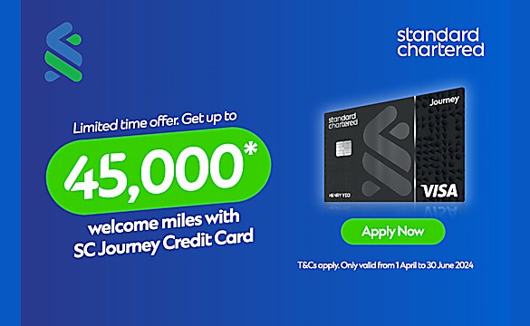 Get up to 45,000 welcome miles.