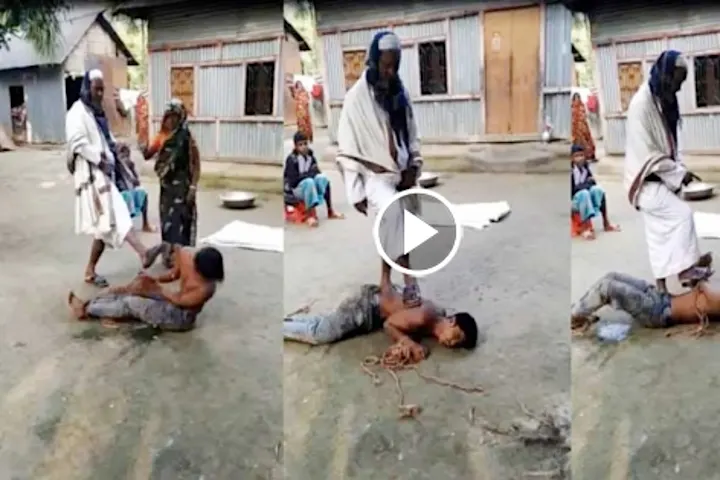 মায়ের সামনেই হাত-পা বেঁধে শিশু নির্যাতন করলেন ইসলামী শাসনতন্ত্রের নেতা! (ভিডিও) মায়ের সামনেই হাত-পা বেঁধে শিশু নির্যাতন করলেন ইসলামী শাসনতন্ত্রের নেতা! (ভিডিও)