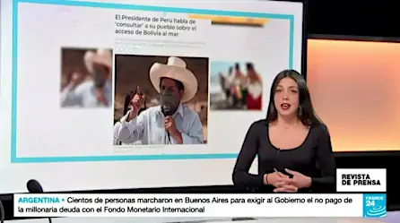 "Consulta sobre el acceso de Bolivia al mar", la polémica propuesta de Pedro Castillo