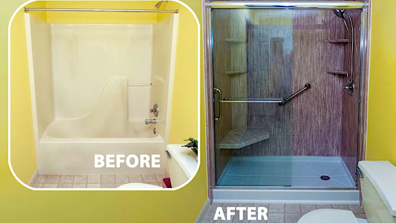 The Actual Cost Of Converting A Tub To Shower May Surprise You.