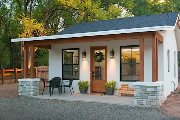 Πολωνικά Mini Prefab Homes 60 τμ για ηλικιωμένους με τουαλέτα και μπάνιο (Ρίξτε μια ματιά)