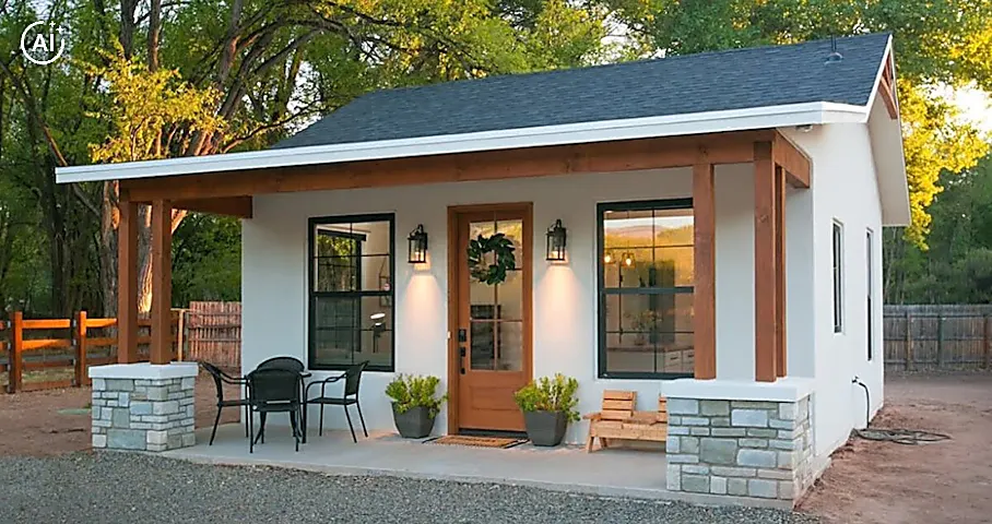 Πολωνικά Mini Prefab Homes 60 τμ για ηλικιωμένους με τουαλέτα και μπάνιο (Ρίξτε μια ματιά) Πολωνικά Mini Prefab Homes 60 τμ για ηλικιωμένους με τουαλέτα και μπάνιο (Ρίξτε μια ματιά)