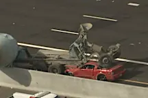 Crash involving cement truck leaves 2 hurt on L-202 near Ahwatukee