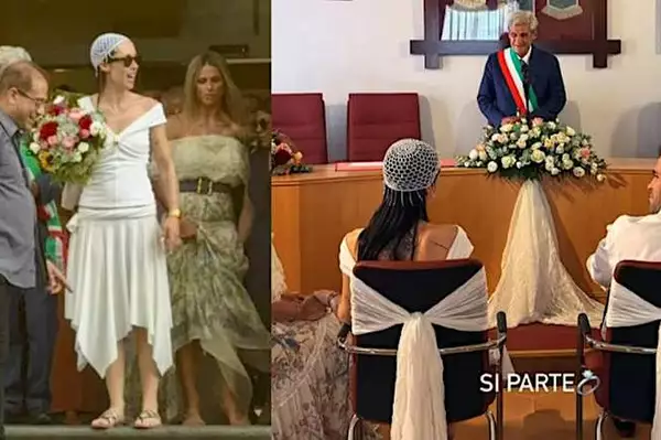 Matrimonio Aurora, il significato del copricapo a rete
