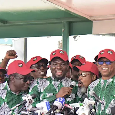 May Day: Jubilation as Peter Obi shows up at Eagle Square Abuja