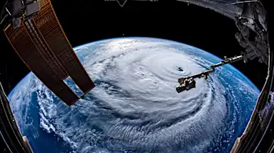 La 'pesadilla' del huracán Florence vista desde el espacio