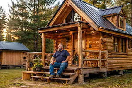This Man’s 290 Sq. Ft. Tiny House Is Full of Surprises – Take a Look Inside!