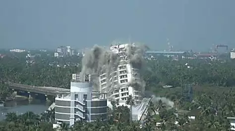India demolishes illegal luxury high-rises