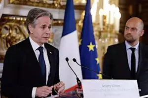 Blinken honoured in France, shrugs off Trump's jibes ahead of transition