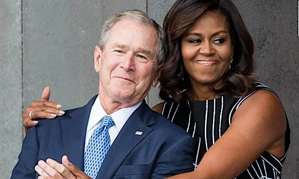 Michelle Obama opens up about her friendship with George W. Bush