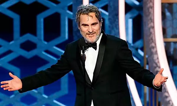Joaquin Phoenix tests censors with Golden Globes acceptance speech