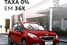 Aproveite toda a linha SUV Peugeot 2008 com taxa 0% em 36x