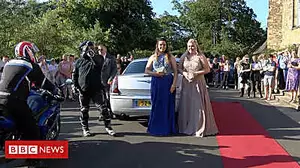 Bikers give bullied girl prom to remember