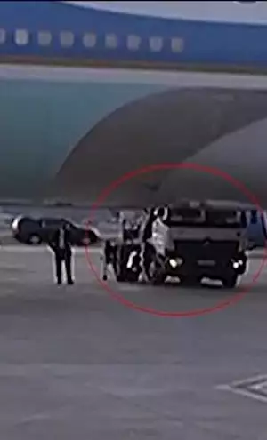 Trump boarded secret flight via catering truck due to Iran threat, US media reports