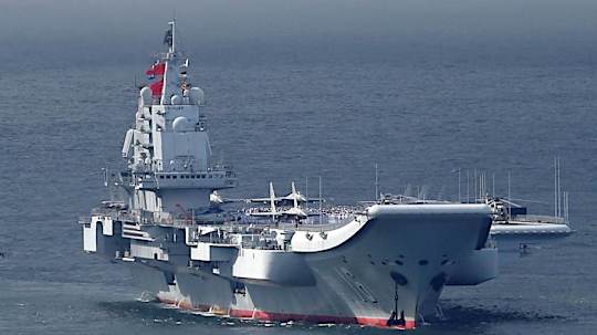 Chinese aircraft carrier and 5 ships pass Okinawa on way to Pacific