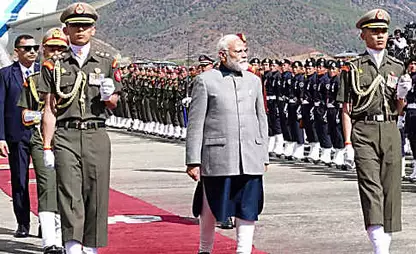 Modi visits Bhutan to shore up India's position amid Chinese outreach