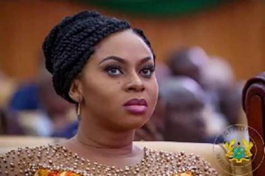 Adwoa Safo endures shortest vetting so she can attend to her new baby Adwoa Safo endures shortest vetting so she can attend to her new baby