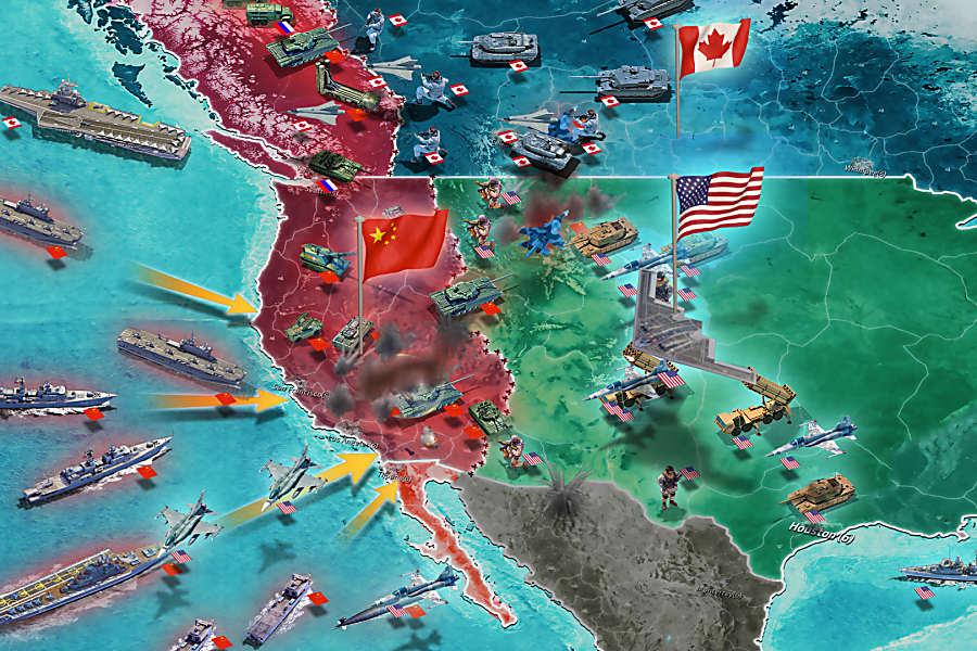 If you'd rule United States... This game simulates geopolitical conflicts