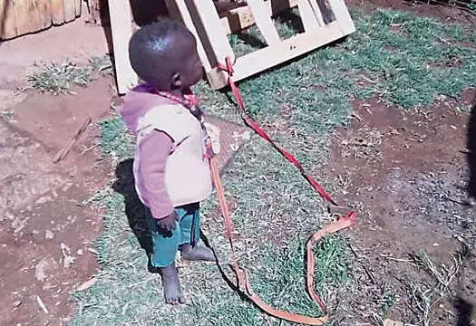 Police rescue two-year-old boy tied to leash in Durban