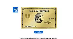 Per le tue spese, scegli Carta di Credito Oro American Express.