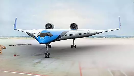 El avión futurista 'Flying-V' realiza un exitoso vuelo de prueba