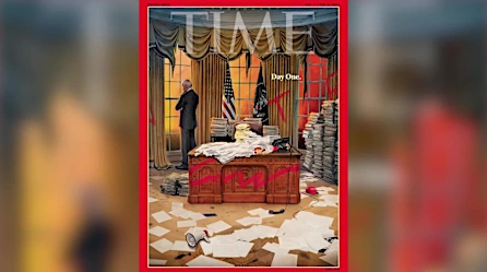 Esta es la portada que la revista Time dedica a la administración Biden | Video