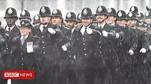 Rain on police recruits' parade