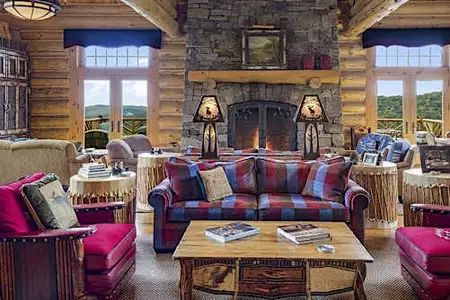 A Vermont Ski Home Comes With a Wild West Vibe—and a Paintball Course