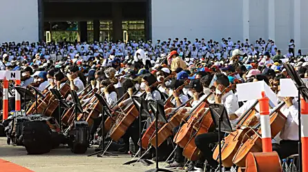 La orquesta más grande del mundo: El intento de Venezuela por un récord Guinness con tono político