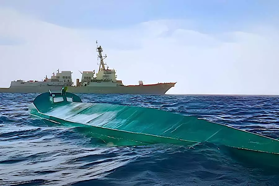 Coast Guard Intercepts Strange Blue Boat. Then They Take A Look Inside!