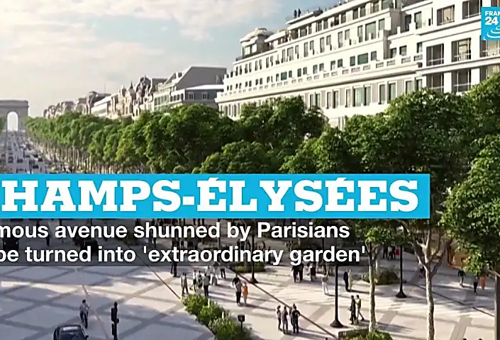 Champs-Élysées, που αποφεύγονται από τους Παρισιούς, για να μετατραπούν σε «εξαιρετικό κήπο»