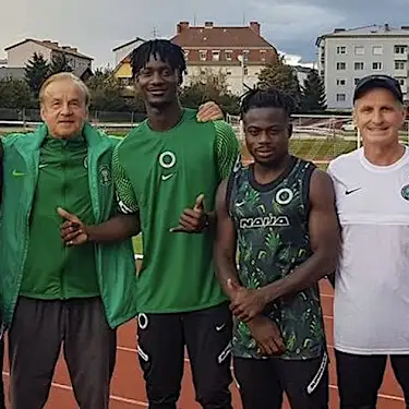 Super Eagles defender leads first official assignment as a captain [Photos]