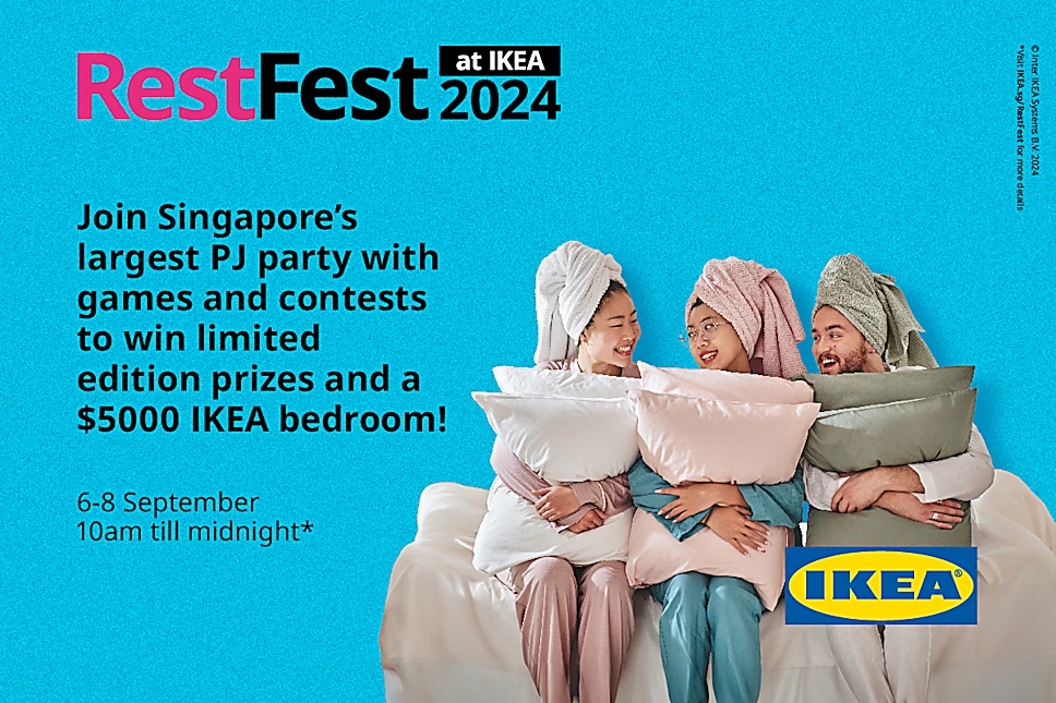 Save up to 60% and stand to win a $5000 IKEA bedroom