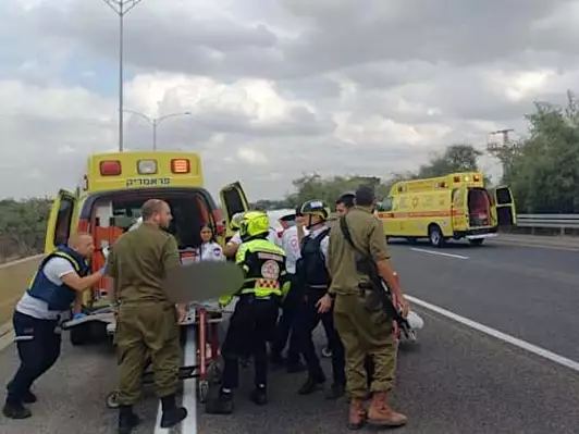 Two wounded by shrapnel after rocket sirens sound in Tel Aviv, across central Israel