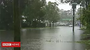 Heavy floods sweep through New South Wales