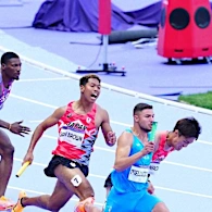 決勝進出のリレー侍　「まったくしゃべれなかった」サニブラウンが柳田の緊張ぶり暴露