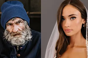 Homeless man came to a wedding, and when he took the microphone, they heard something incredible