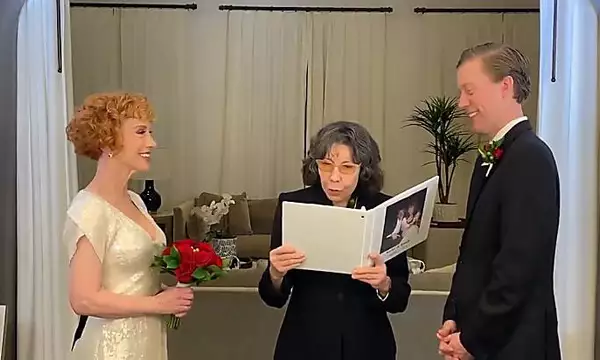 Kathy Griffin married on New Year's Day by Lily Tomlin