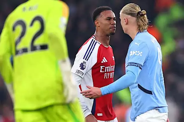 Gabriel fires warning to Man City and Erling Haaland following controversial celebration