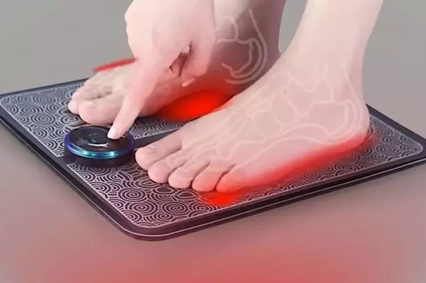 Συσκευή μασάζ ποδιών με ηλεκτρικούς παλμούς. Θα τη λατρέψεις